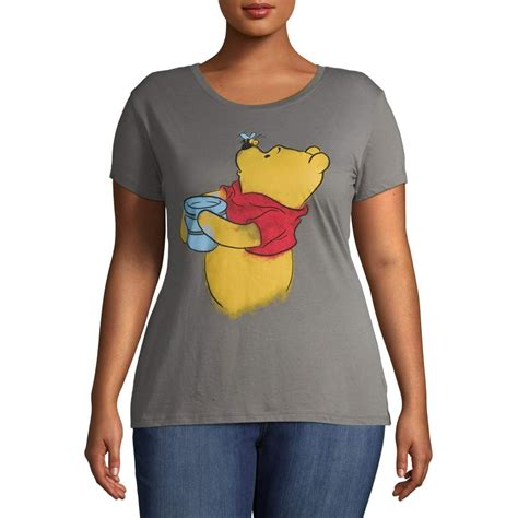 Disney - Winnie the Pooh Women's Plus Size Crewneck T-Shirt - Walmart ...