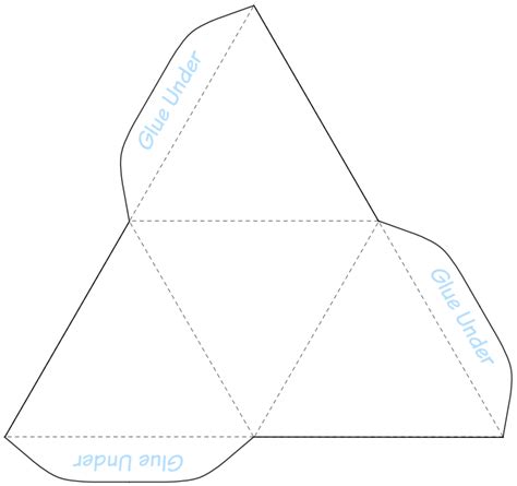 Tetrahedron Model Template