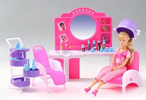 furniture for barbie hairdresser accessories Christmas/Birthday Gift Children Play Set-in Dolls ...