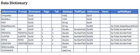 Data Dictionary Excel Template | Flyer Template