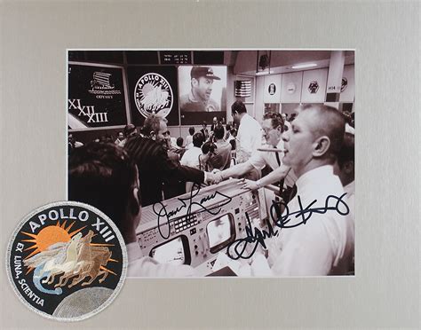 James Lovell and Gene Kranz Signed Photograph | RR Auction