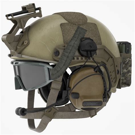 3d model ballistic combat helmet | Combat helmet, Tactical helmet, Military gear tactical