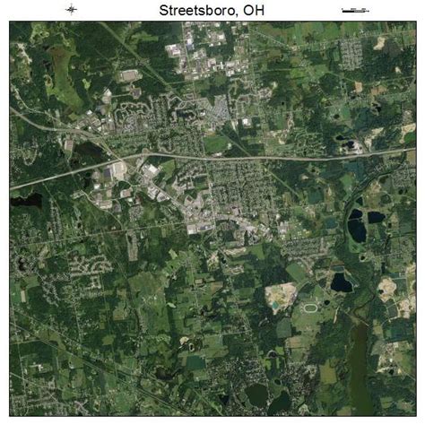 Aerial Photography Map of Streetsboro, OH Ohio