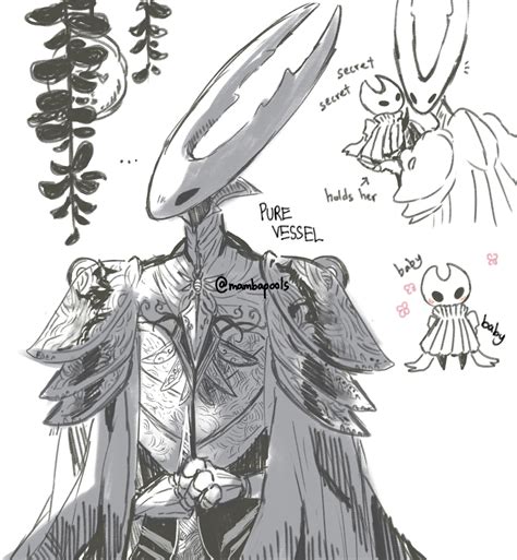 Pure Vessel and baby Hornet : HollowKnight | Knight art, Hollow art ...