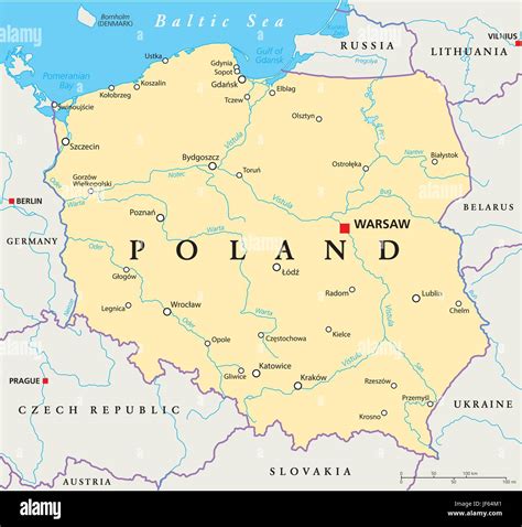 Poland Map Of Europe