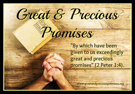 Bible Promises - Great & Precious Bible Promises