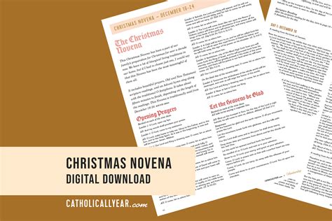 Christmas Novena {Digital Download} – The Catholic All Year Marketplace