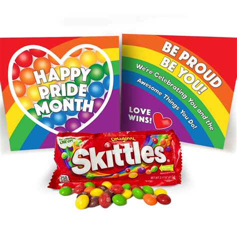 Happy Pride Month Skittles Candy Kit