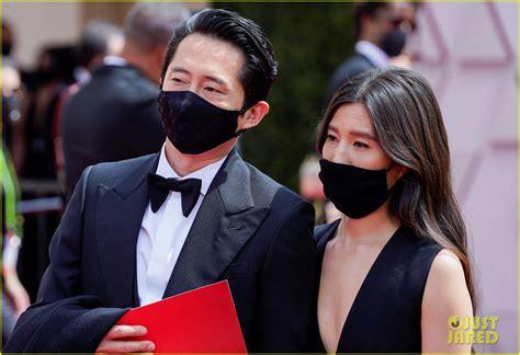 Photo: steven yeun wife joana pak oscars red carpet 03 | Photo 4547595 | Just Jared ...