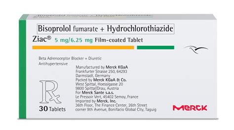 Ziac (Bisoprolol Fumarate, Hydrochlorothiazide) | PharmaServe