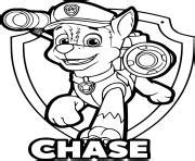 Chase Paw Patrol Coloring Pages Printable