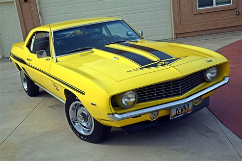 yenko, 1969, Chevrolet, Camaro, Cars, Muscle, Yellow Wallpapers HD / Desktop and Mobile Backgrounds