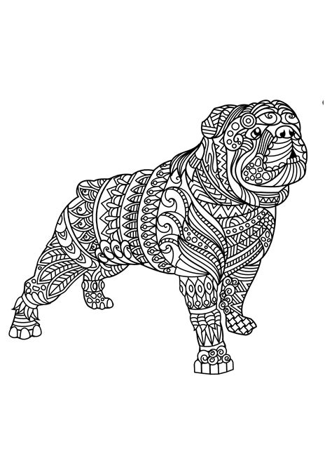 Printable Bulldog Coloring Pages For Kids