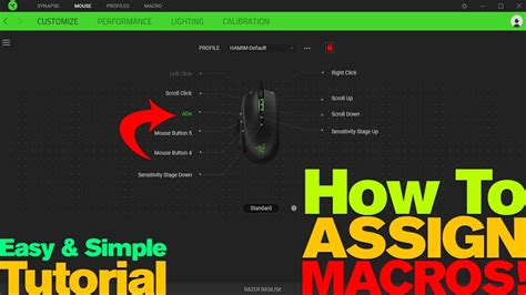 How to Assign MACRO to Razer Mouse - 2019 - YouTube