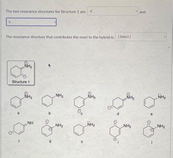 Answered: The two resonance structures for… | bartleby