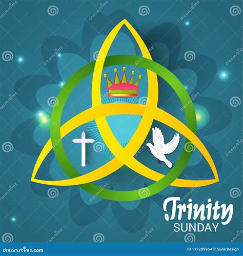 Trinity Sunday. stock illustration. Illustration of rings - 117209964