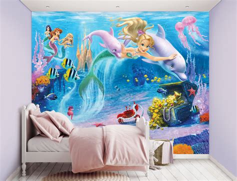 Children's Underwater Mermaids XL Wallpaper Mural Walltastic