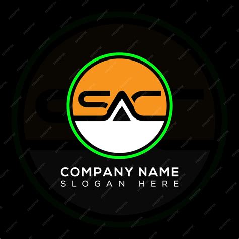 Premium Vector | Letter sac logo design icon. sac logo design.