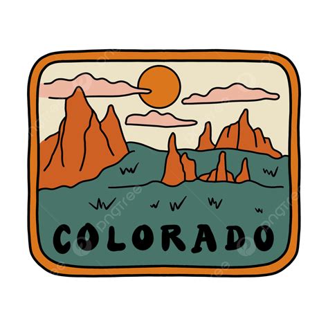 Fifty States Colorado Clipart Illustrations Colorado - vrogue.co