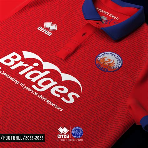 Aldershot Town 2022-23 Errea Home Kit - Football Shirt Culture - Latest ...