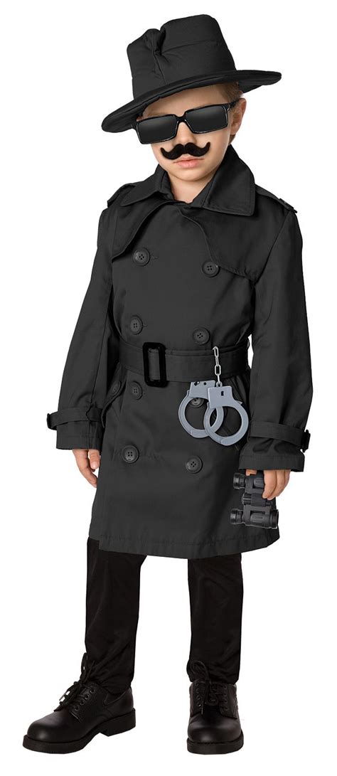 spy child costume | Spy kids costume, Kids costumes, Detective costume