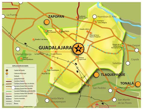 Mapa de Guadalajara