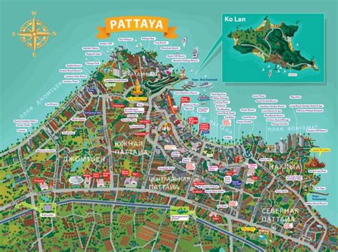 Pattaya Map | Explore the Charm of Pattaya, Thailand