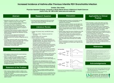 "Increased Incidence of Asthma after Previous Infantile RSV Bronchiolit ...