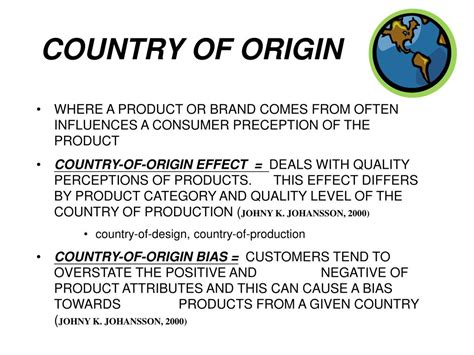 PPT - Country of Origin Effects PowerPoint Presentation, free download ...