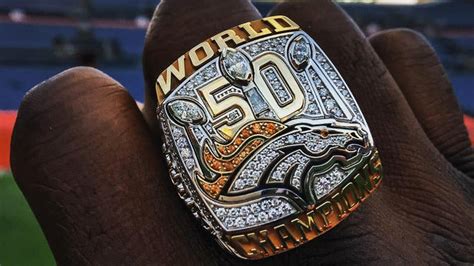 LOOK: The Broncos' massive Super Bowl 50 rings boast 212 diamonds - CBSSports.com