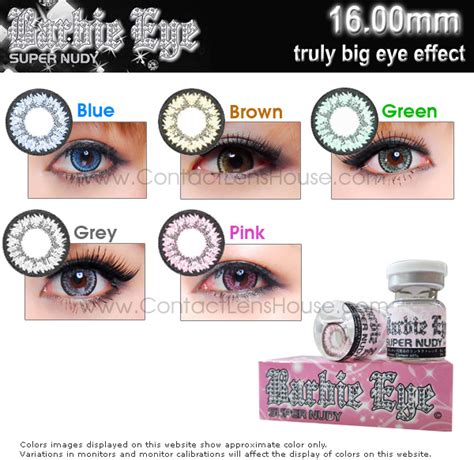 Barbie Eye Super Nudy 16mm diameter Contact lens - get that big eye effect look at discounted price