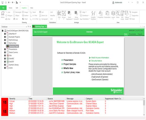 Geo SCADA Expert Tutorial - Using the ViewX Interface