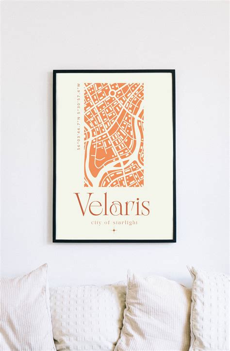 Velaris City Map ACOTAR Digital Download Sarah J Maas - Etsy UK