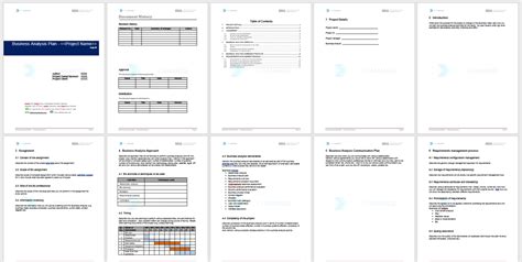 Business Analyst Documents Templates – PARAHYENA