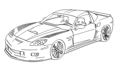 How to draw corvette zr1 | Drawings, Corvette, Corvette zr1