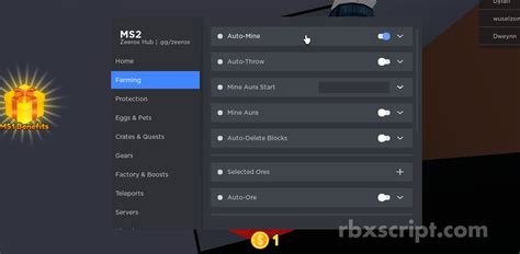 Mining Simulator 2: Auto Sell, Auto Mine, Auto Rebirth Scripts | RbxScript