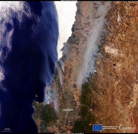 Devastating Chile wildfires | Copernicus