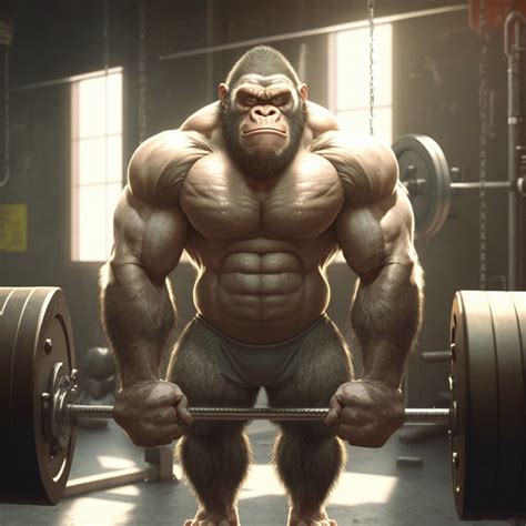 ArtStation - Monkey in GYM