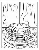 80  Pancake Coloring Pages For Kids & Adults Free Printable PDFs sketch template