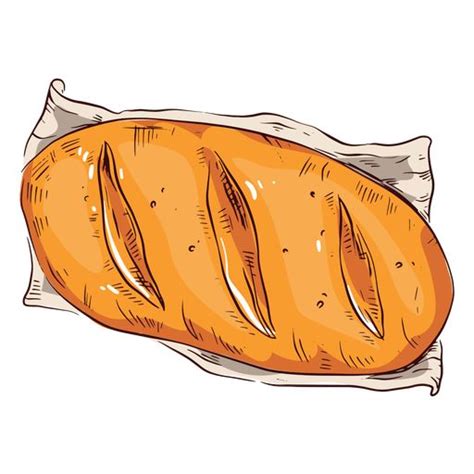 Loaf of bread illustration #AD , #Loaf, #illustration, #bread | Illustration, Loaf bread, Bread art