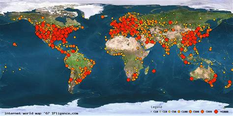 Internet Map Of Earth