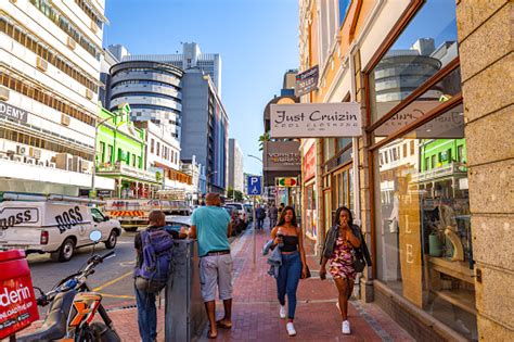 Downtown Of Cape Town City South Africa Stock Photo - Download Image ...