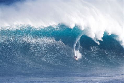 Big Wave Surfing Jaws Beach Kahului Hawaii USA