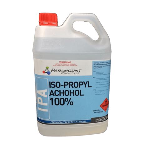 ISO-PROPYL ALCOHOL 100% | Paramount Chemicals