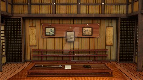 Japanese Dojo Interior View 2 by austinmmyers1994 on DeviantArt