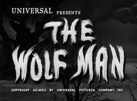 The Wolf Man (1941) | Film and Television Wikia | Fandom