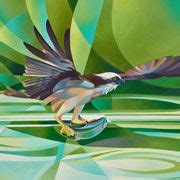 Abstract Bird paintings by Alison Ingram | Cubist art, Cubism art, Wildlife art