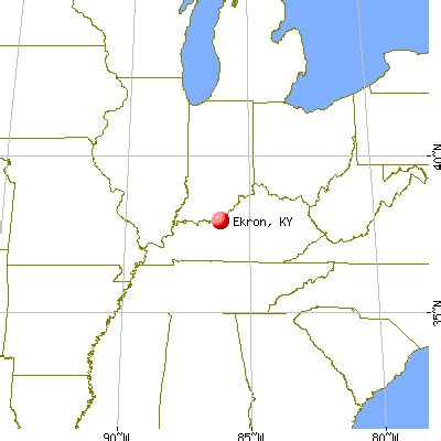 Ekron, Kentucky (KY 40117) profile: population, maps, real estate, averages, homes, statistics ...