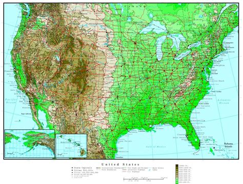 Topographic elevation map - pnanc