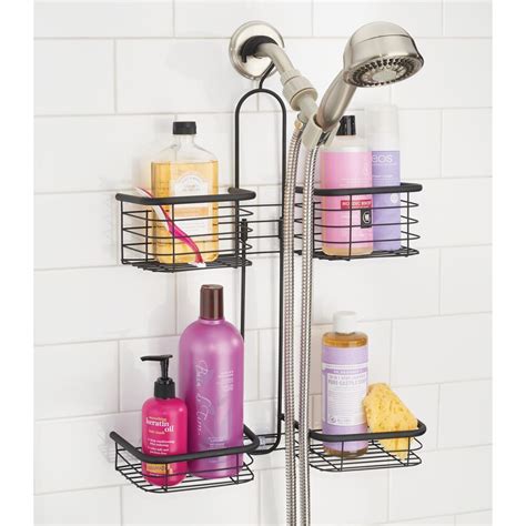 mDesign Metal Hanging Hose Shower Caddy | eBay